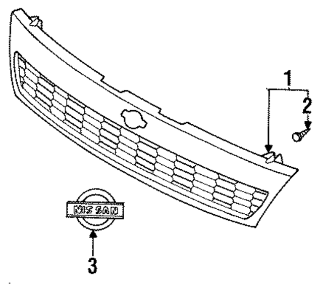 623101E425 - : Grille for Nissan Image