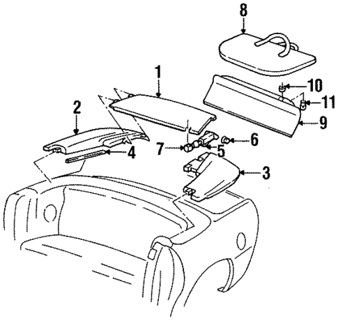 Cover & Components for 1999 Pontiac Firebird #0