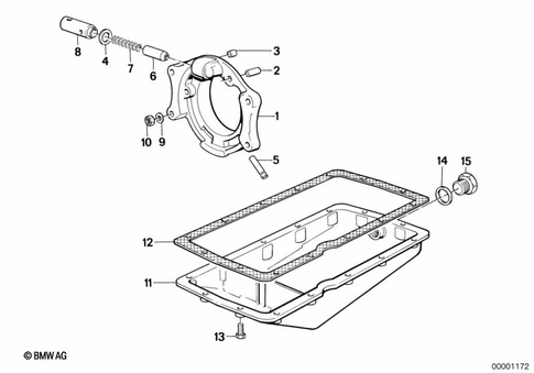 Oil Pan for 1987 BMW-Motorrad R 80 RT #0