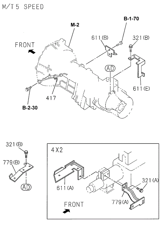 MT Sensor Bracket for 2002 Honda Passport #0