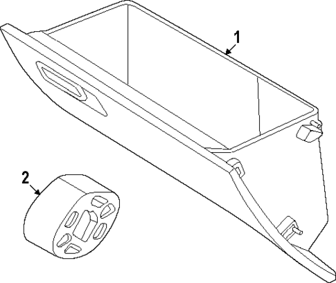Glove Box for 2025 Hyundai Tucson #0