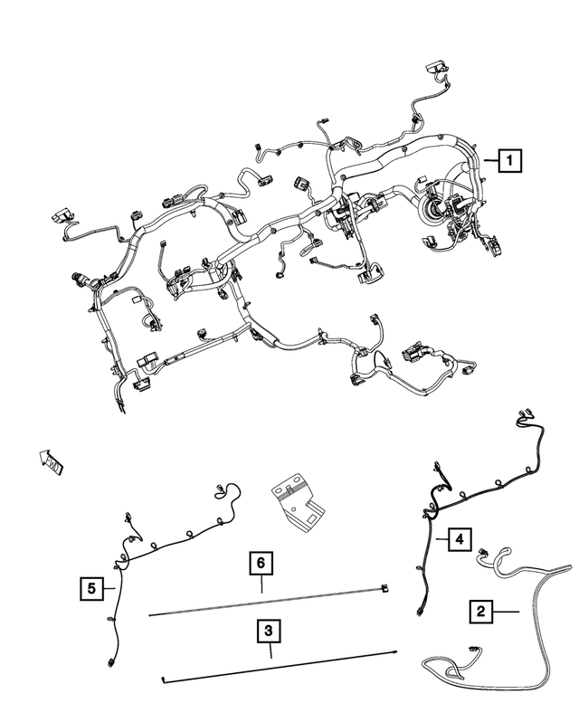 68209450AC - Electrical: Instrument Panel Wiring for Mopar Image image