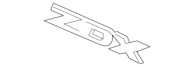 2010-2013 Acura ZDX Nameplate 75722-SZN-A00 | OEM Parts Online