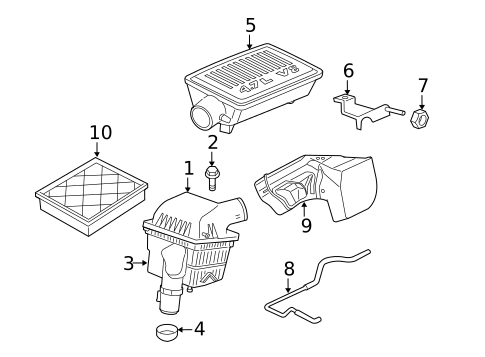 Air Inlet for 2008 Jeep Commander #0