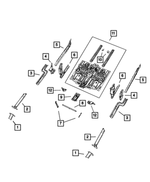 68328110AA - Body Sheet Metal Except Doors: Dash Crossmember for Mopar Image