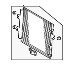 884A0AK010 - HVAC: Condenser for Toyota: Tacoma Image