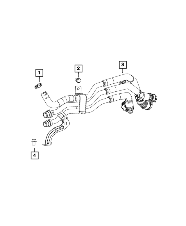 68368312AA - Air Conditioners and Heaters: Hose Clamp for Mopar Image