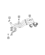 68368312AA - Air Conditioners and Heaters: Hose Clamp for Mopar Image