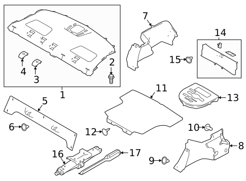Interior Trim - Rear Body for 2019 Nissan Altima #0