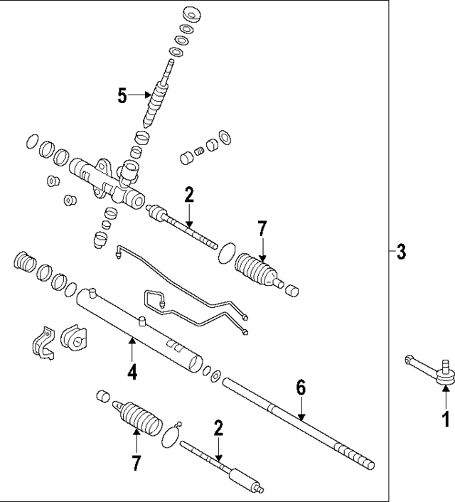 577122J000 - : Steering Gear Housing for Kia Image