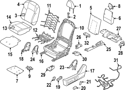 Power Seats for 2024 INFINITI QX60 #2