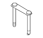 41374AG021 - Suspension: Front Mount Mount Plate for Subaru Image