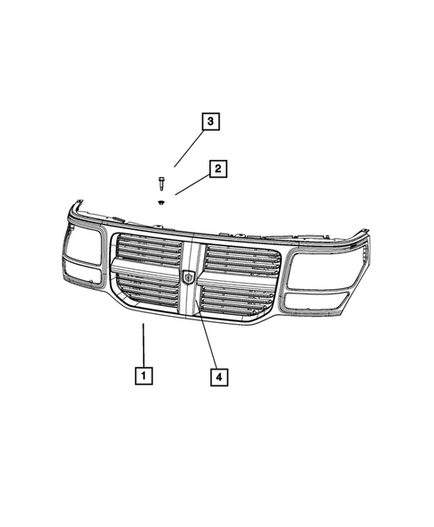 Grilles for 2008 Dodge Nitro #0