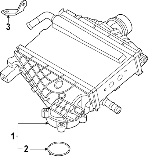 Intercooler for 2023 Nissan Rogue #0
