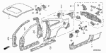 90147634003 - Body/Air Conditioning: BOLT, FENDER (6X18) for Honda Image