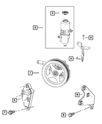 68225510AB - Steering: Power Steering Fluid Reservoir for Ram: 2500, 3500 Image