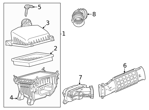 Air Intake for 2022 Lexus LX600 #0