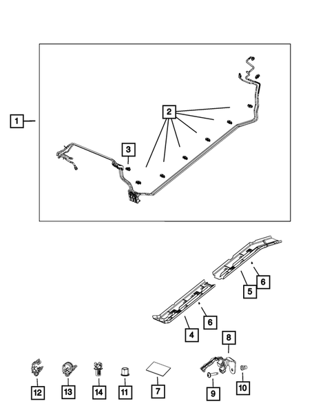 Fuel Lines and Tubes for 2019 Fiat 500 #0
