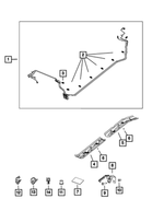 68105542AF - Fuel and Accelerator Pedal: Fuel Supply And Return Bundle for Fiat: 500 Image