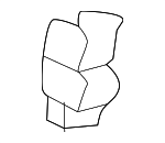 90672SNAA01 - Body: Support Rod Holder for Honda: Civic, Fit, HR-V, Insight, Odyssey Image