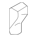 2C6Z84286B29AA - Body: Handle Housing for Lincoln: Blackwood Image