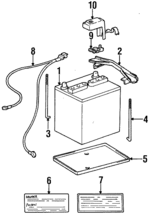 7443120040 - : Seat for Toyota Image
