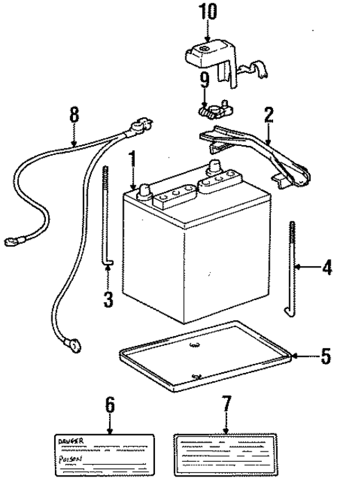 Battery for 1998 Toyota Tercel #0