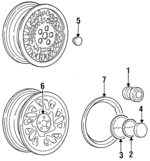 5204001 - Suspension: Cap for Chrysler: Town &amp; Country | Dodge: Caravan, Grand Caravan, Mini Ram, Shadow Image