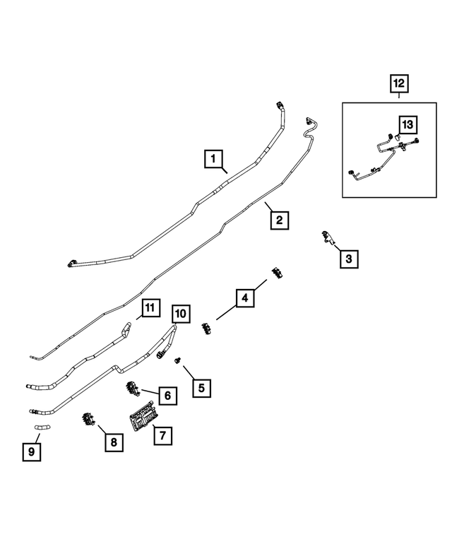 57008574AA - : Swivel Clip for Mopar Image