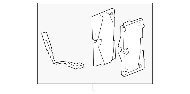 2019-2025 GM Front disc Brake Pad Kit (Replaces 85524066) 85663434 GM ...