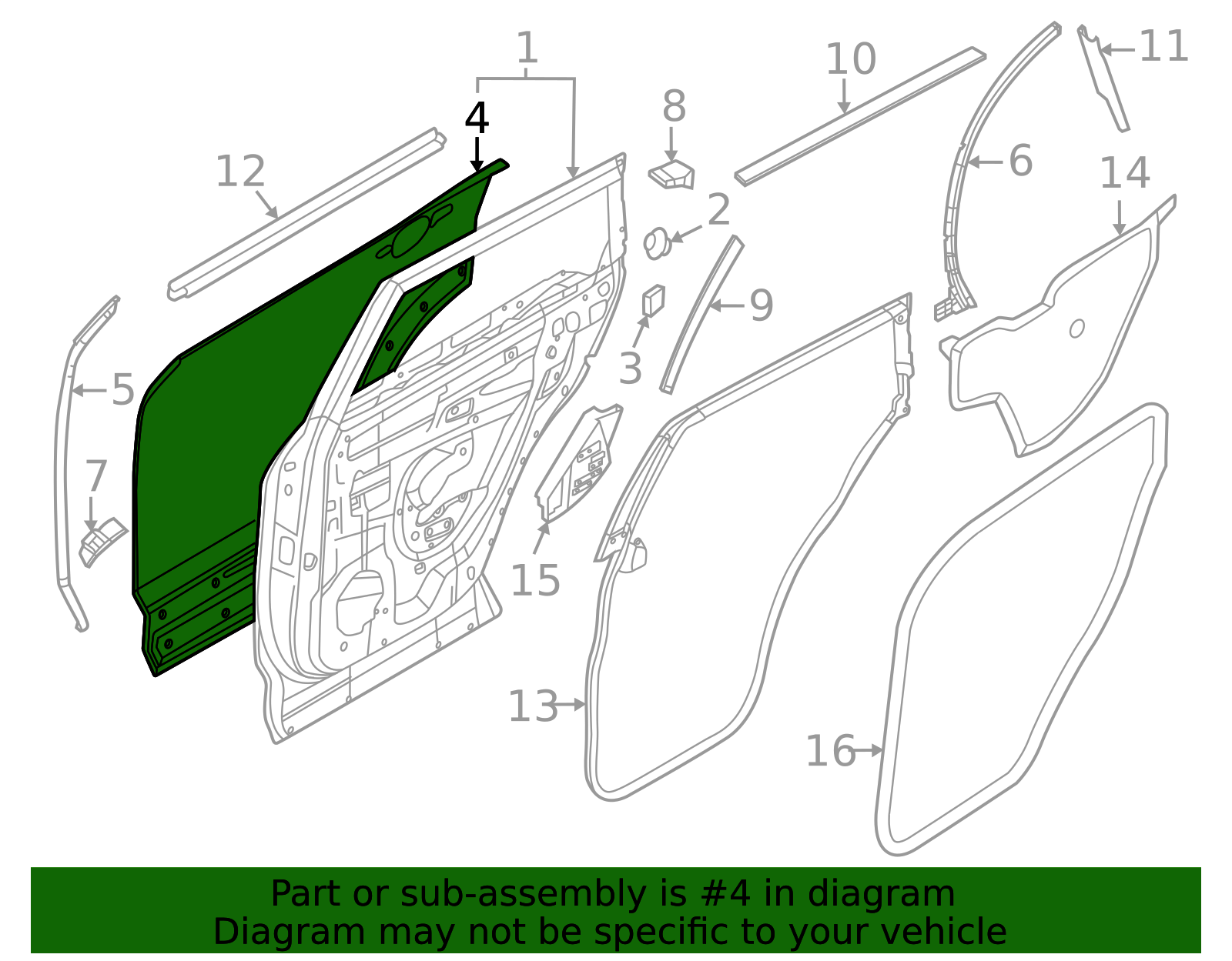 2022-2026 INFINITI QX60 Outer Panel 821536SA2A | OEM Parts Online