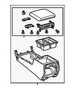 8852060862E0 - Body: Console Assembly for Toyota: Land Cruiser Image