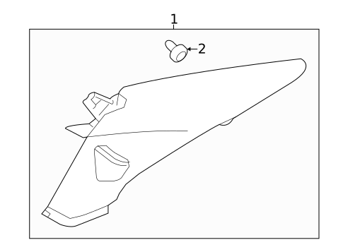 Interior Trim - Quarter Panels for 2021 Subaru Legacy #0