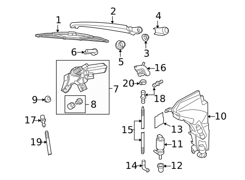 Wiper & Washer Components for 2016 Audi allroad #1