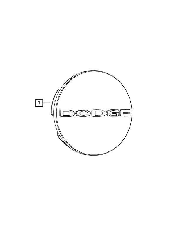 1SK35DD5AA - Wheels: Wheel Center Cap for Mopar Image
