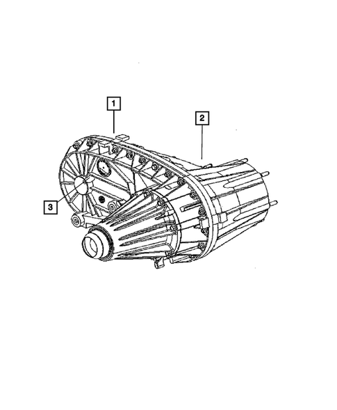 Transfer Case Assembly for 2008 Dodge Ram 3500 #3