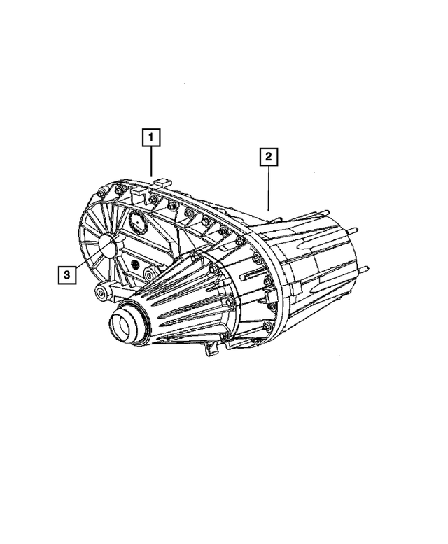R2853061AF - Transfer Case Model 271 [DH1]: Transfer Case for Mopar Image image