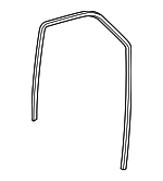 10294035 - Body: Run Weather-strip for Buick: Terraza | Chevrolet: Uplander, Venture | Oldsmobile: Silhouette | Pontiac: Montana, Trans Sport | Saturn: Relay Image