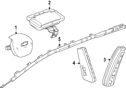 Air Bag Components for 2025 Chevrolet Traverse #0