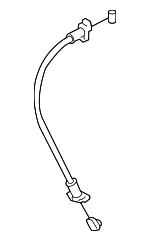 30784207 - Body: Lock Cable for Volvo: S40, S80, V50, V70, XC70 Image