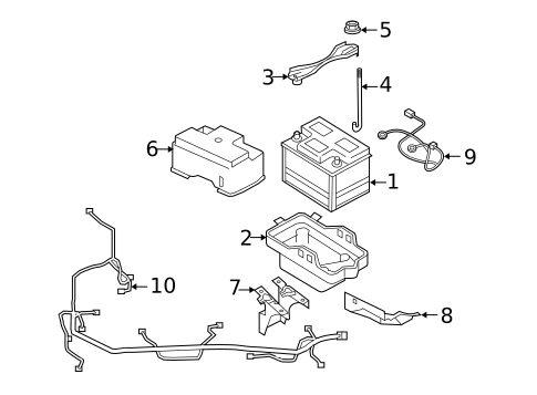 Battery for 2008 Mercury Mariner #0