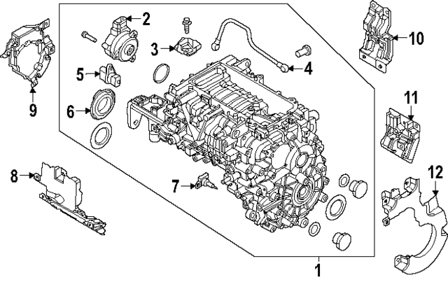 3654318FA1 - : Center Cover for Hyundai Image