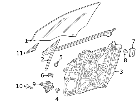 Rear Door for 2020 Mercedes-Benz CLA 45 AMG&reg; #2