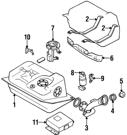 Fuel System Components for 1992 Nissan 300ZX | OEM Parts Online