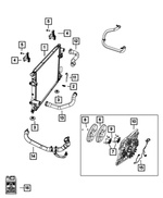 5137723AA - Cooling: Radiator Drain Hose for Mopar Image