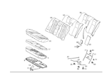 2109240529 - Rear Seat Bench: Bracket for Mercedes-Benz Image