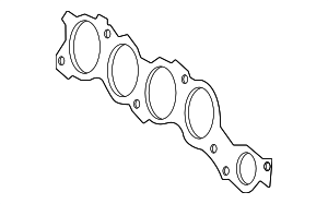 17173F0010 - Exhaust: Manifold Gasket for Toyota: Avalon, Camry, Crown, Crown Signia, Grand Highlander, Highlander, RAV4, RAV4 Prime, Sienna, Venza Image