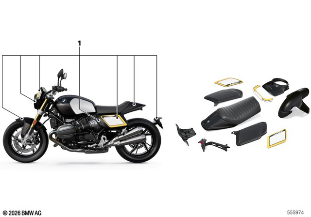 61139118999 - : Cable Bracket for BMW-Motorrad Image