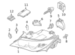 7149110670 - Electrical: Headlamp Assembly Bolt for BMW Image