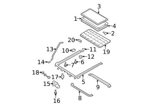 Roof for 2008 Ford Escape #0